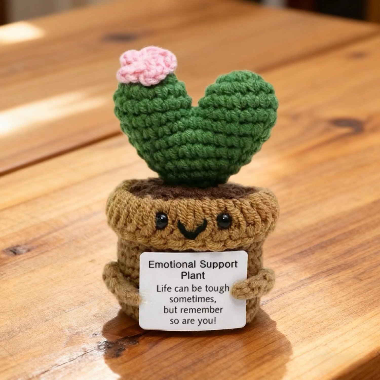 Crochet Emotional Support Plant Plush