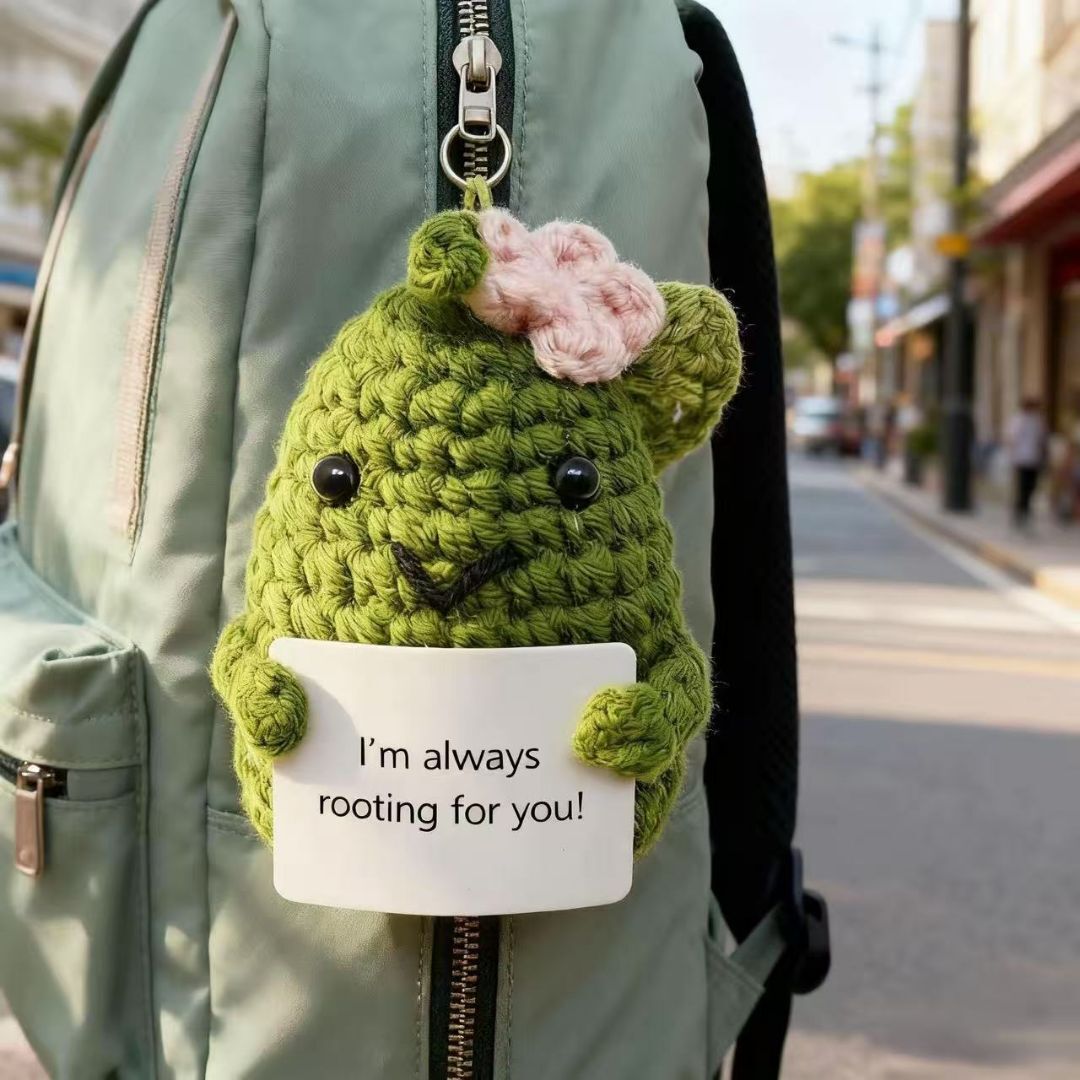 Crochet Cucumber Plush Decor