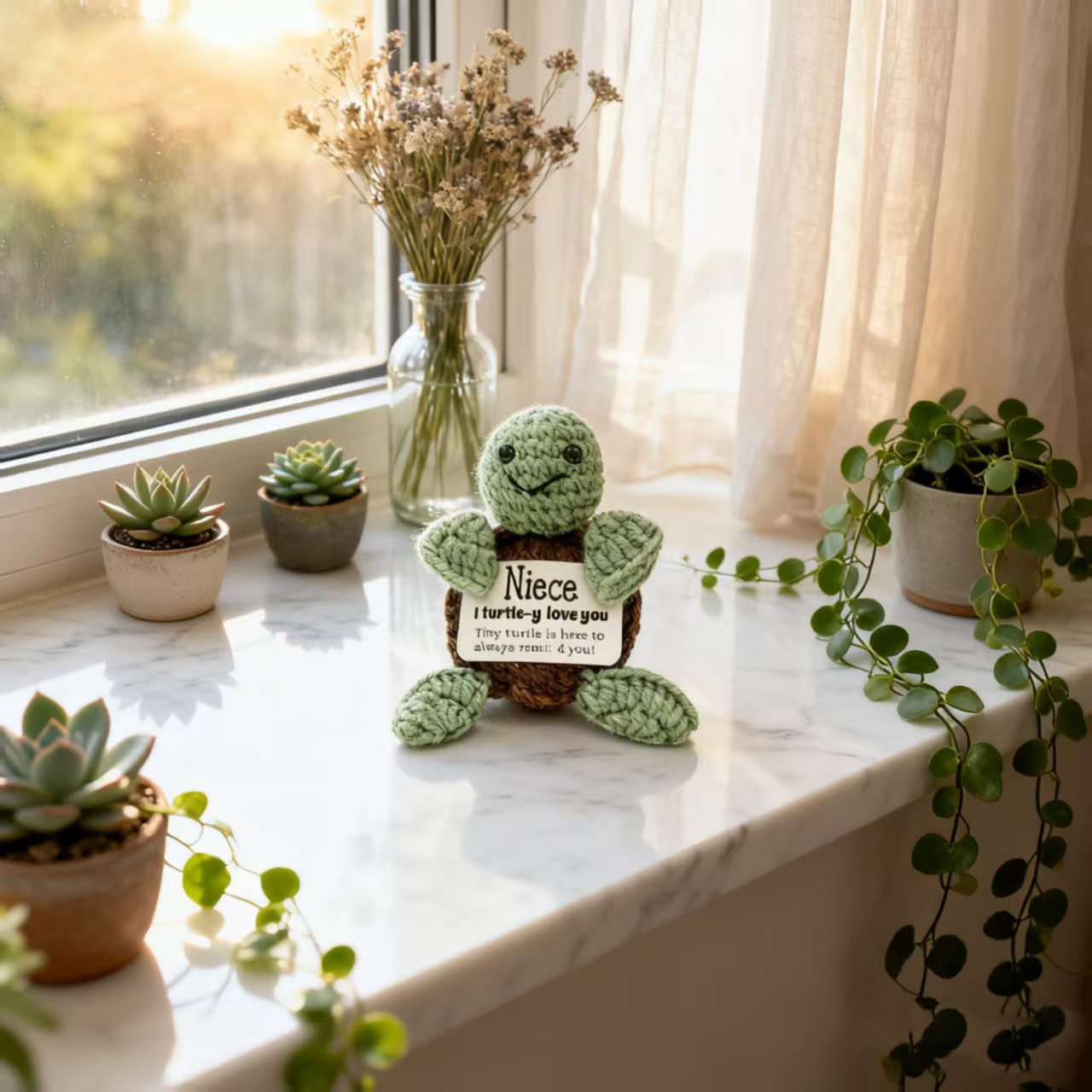 Crochet Turtle Plush Gift Doll