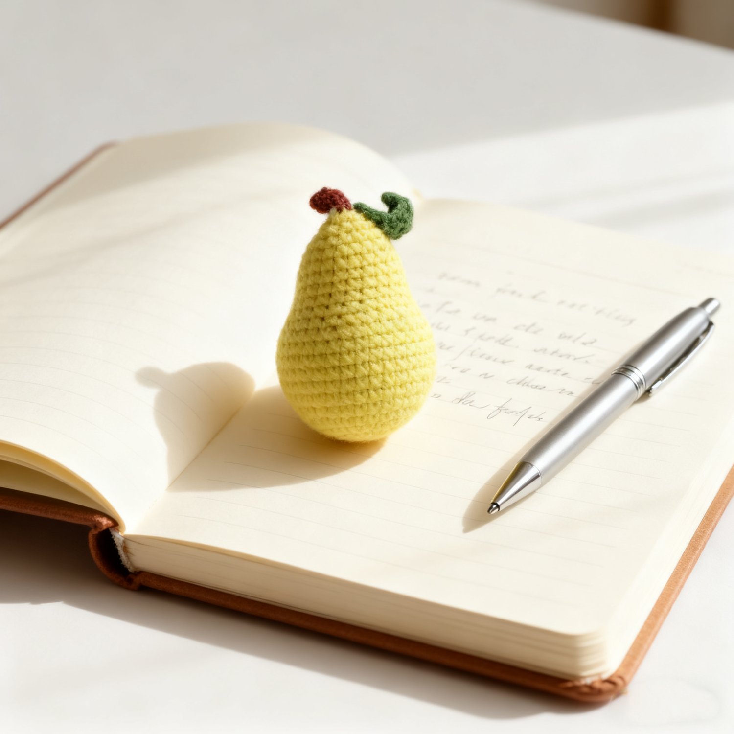 Mini Pear Crochet Plush