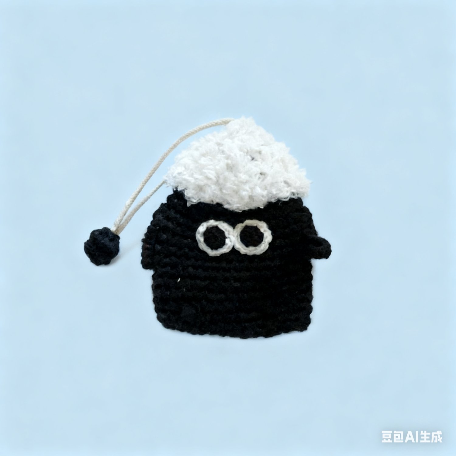Crochet Lamb Keychain Sheep Charm