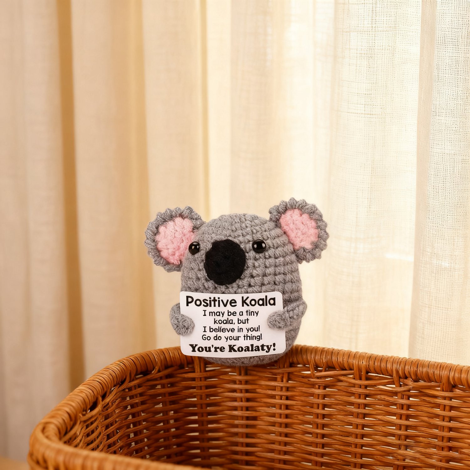 Crochet Positive Koala Plush