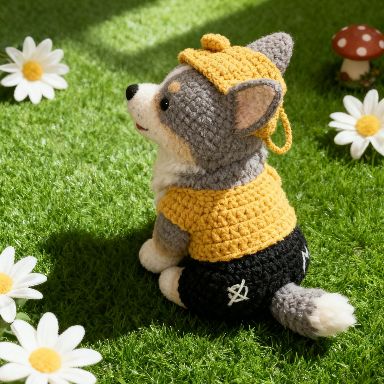 Crochet Bear Doll Clothes Set