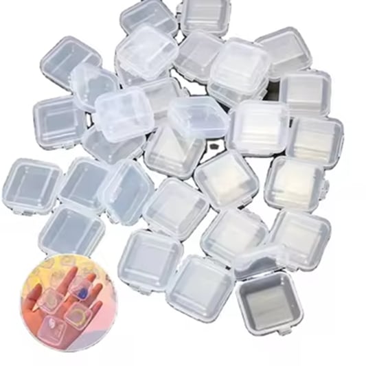 Wholesale Plastic Box Organizer Jewelry Ring Storage Clear Transparent Container