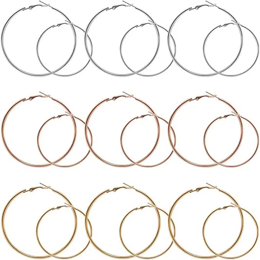 Earring Beaded Hoop Set