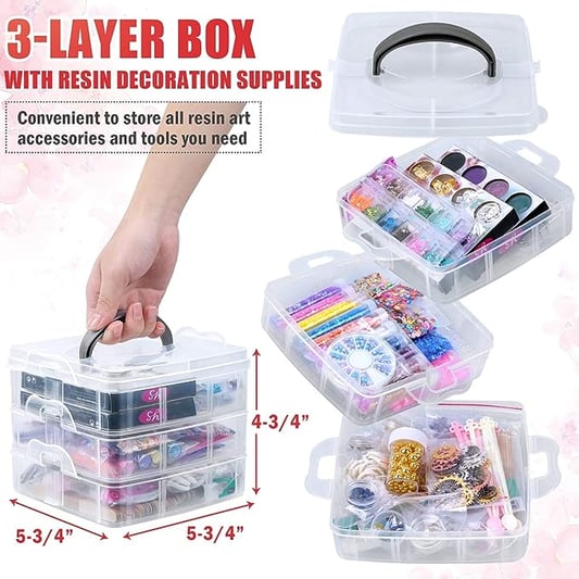 Resin Decoration Kits Beginners DIY Jewelry Making Accessories Dry Flower Crafts