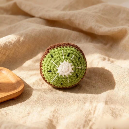 Mini Kiwi Crochet Plush
