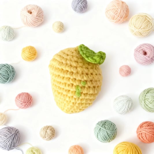 Mini Mango Crochet Plush