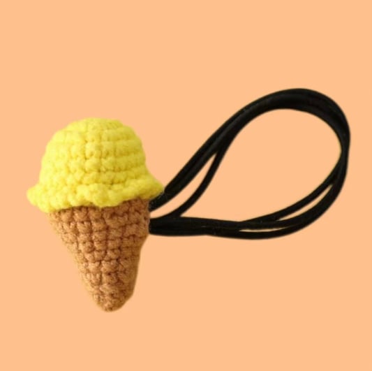 Kids Crochet Hair Tie Set