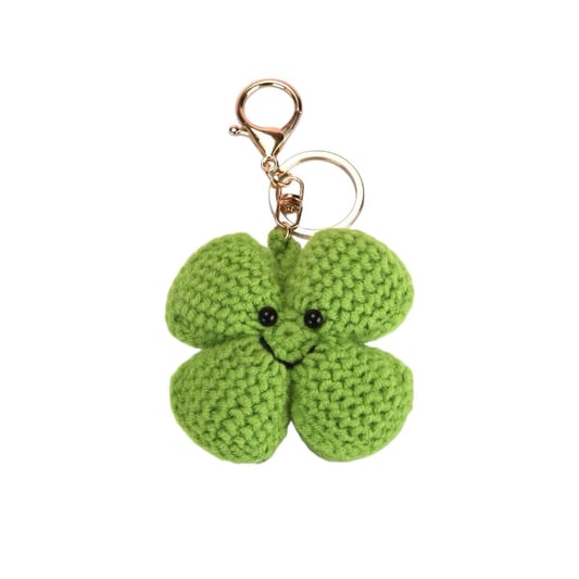 Crochet Four Leaf Clover Keychain Kit