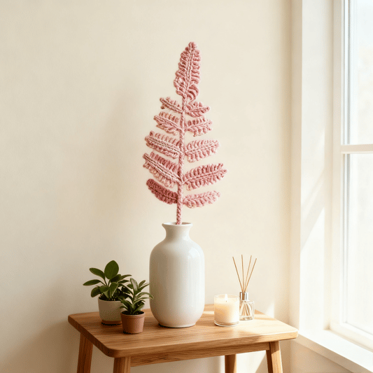 Crochet Fern Bookmark Handmade Kit