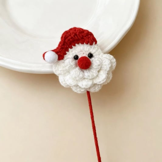 Crochet Santa Doll Wand and Coaster Kit