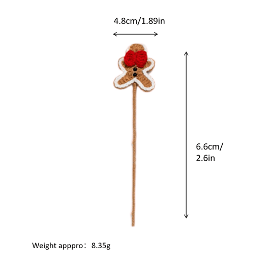 Crochet Biscuit Stick Plush Toy Handmade