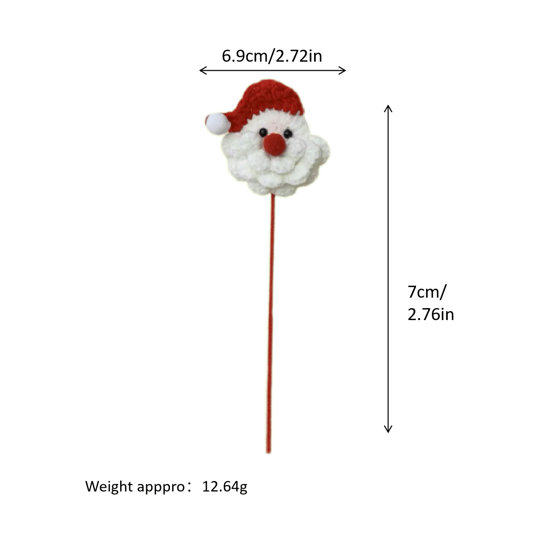 Crochet Santa Doll Wand and Coaster Kit