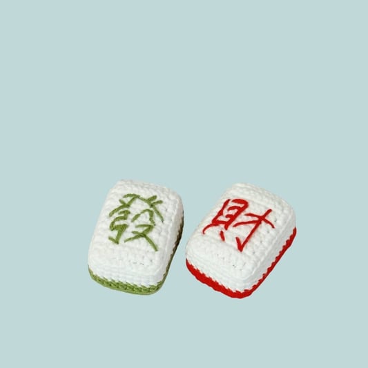 Crochet Mahjong Tile Amigurumi Kit