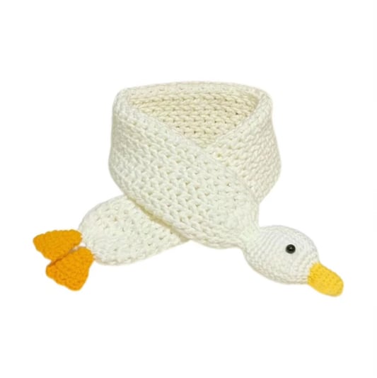 Crochet Duck Scarf Kit for Beginners
