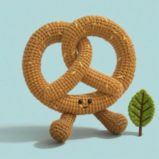Crochet Pretzel Doll DIY Kit