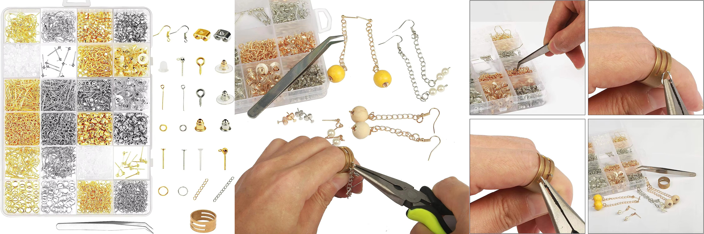 Earring Making Kit DIY Earring Making for Beginners Crafters Jewelry Making Kits