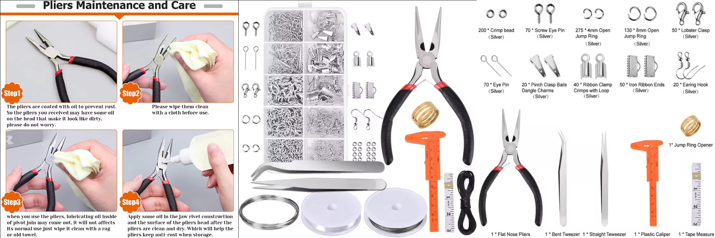 Factory-Made Earring Jewelry Making Accessories – Complete Supplies Kit