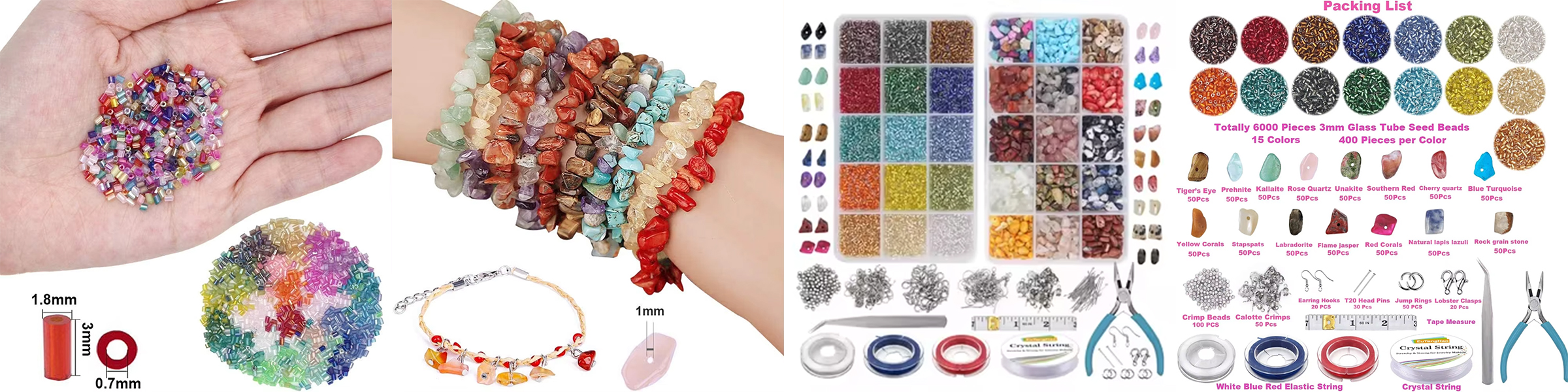 Irregular chips stone bead natural gemstone beads for women DIY jewelry make kit