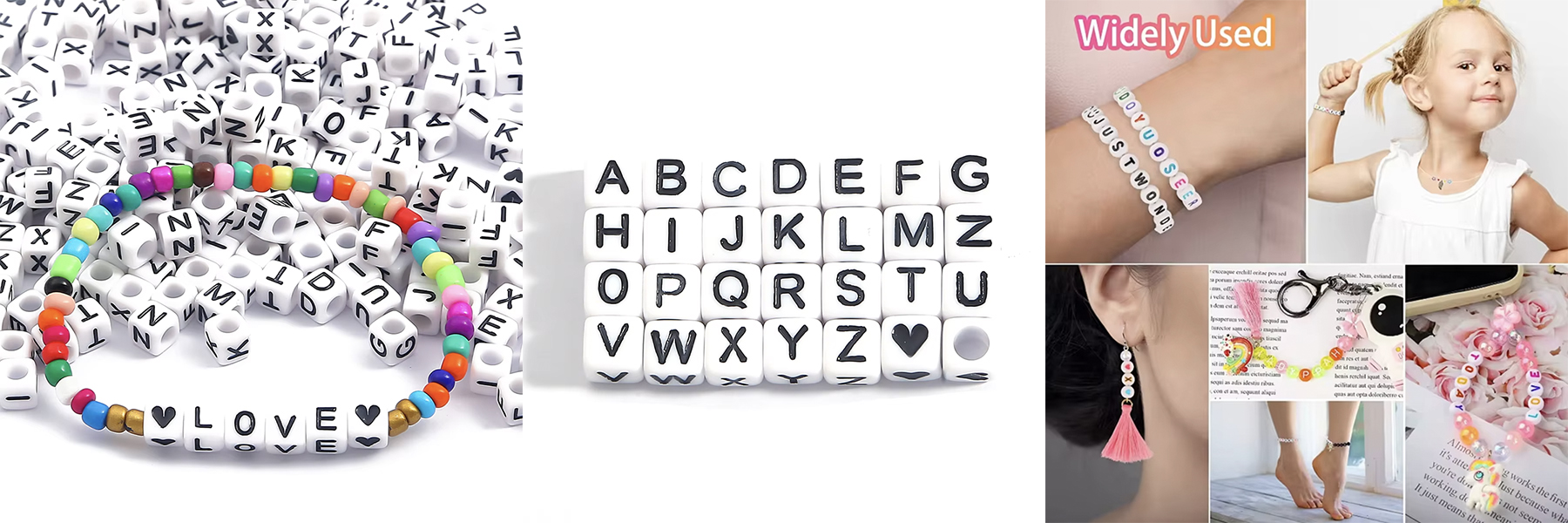 Flat Quadrate Acrylic Russian Letter Beads Size 7x4mm Russian Alphabet DIY Beads