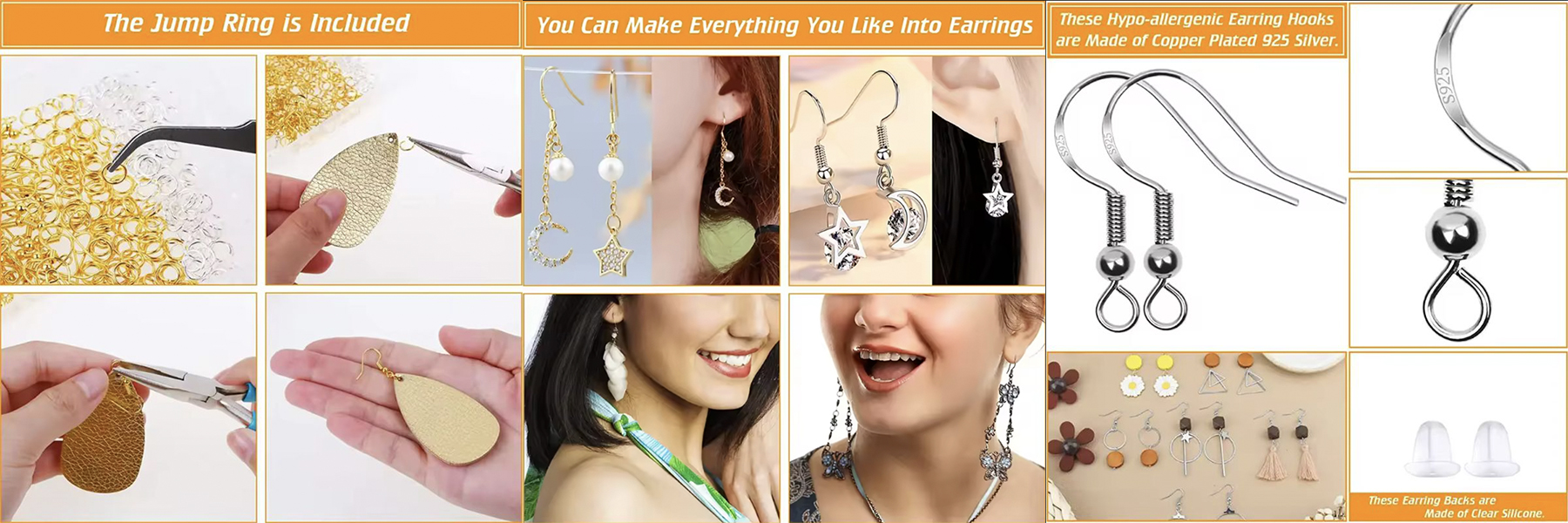 making dangle and drop earrings accessories Wholesale