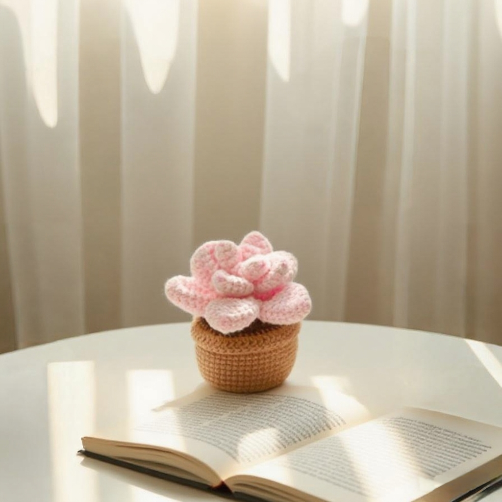 Succulent Crochet Plant Set