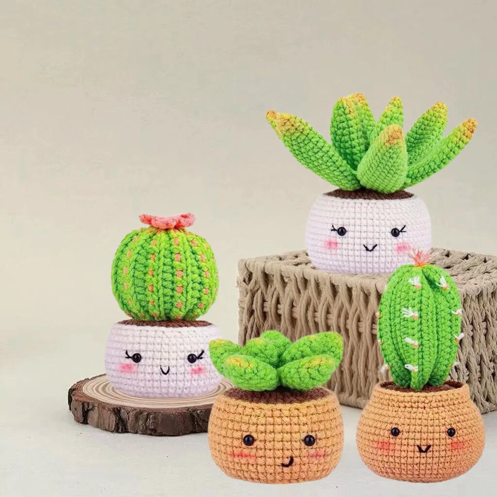 Nordic Succulent Crochet Set