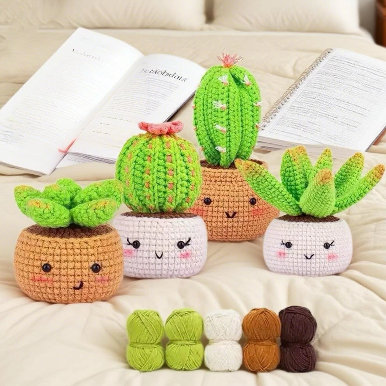 Nordic Succulent Crochet Set
