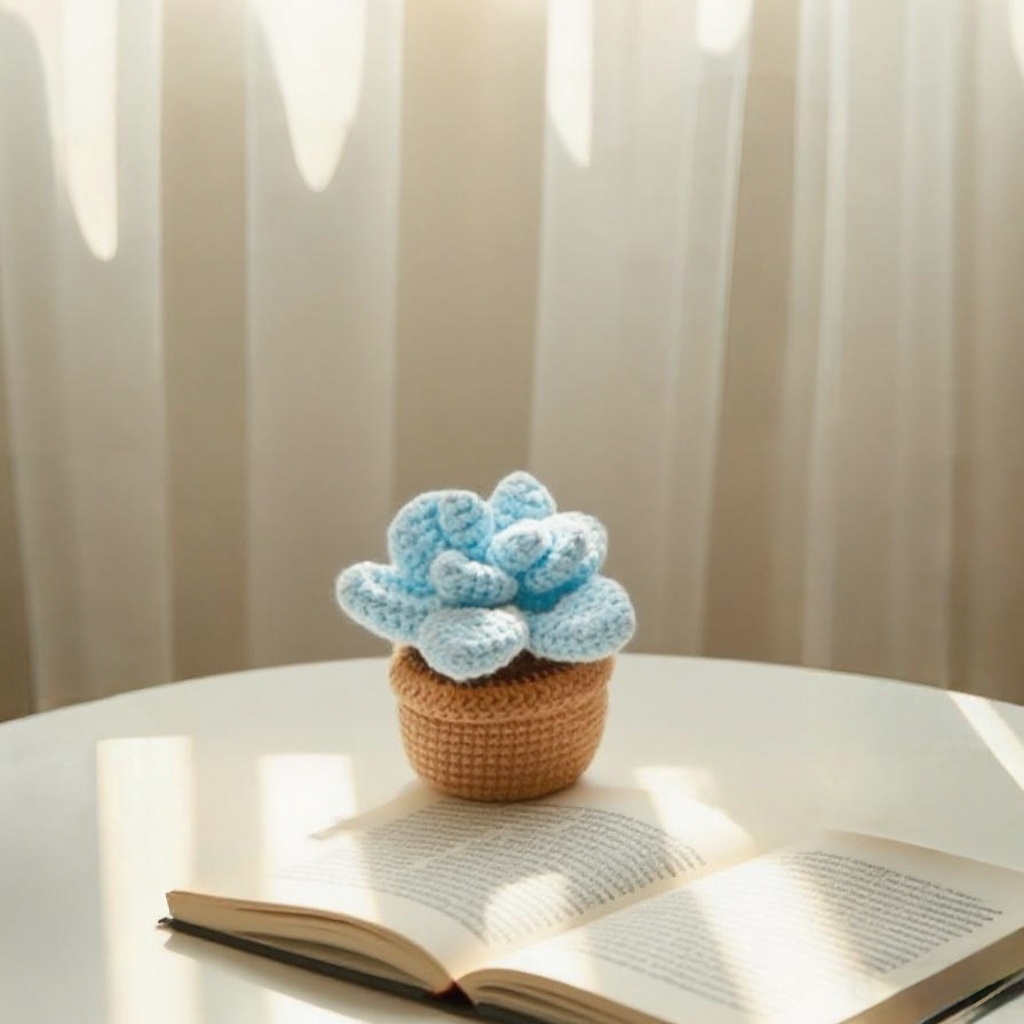 Succulent Crochet Plant Set