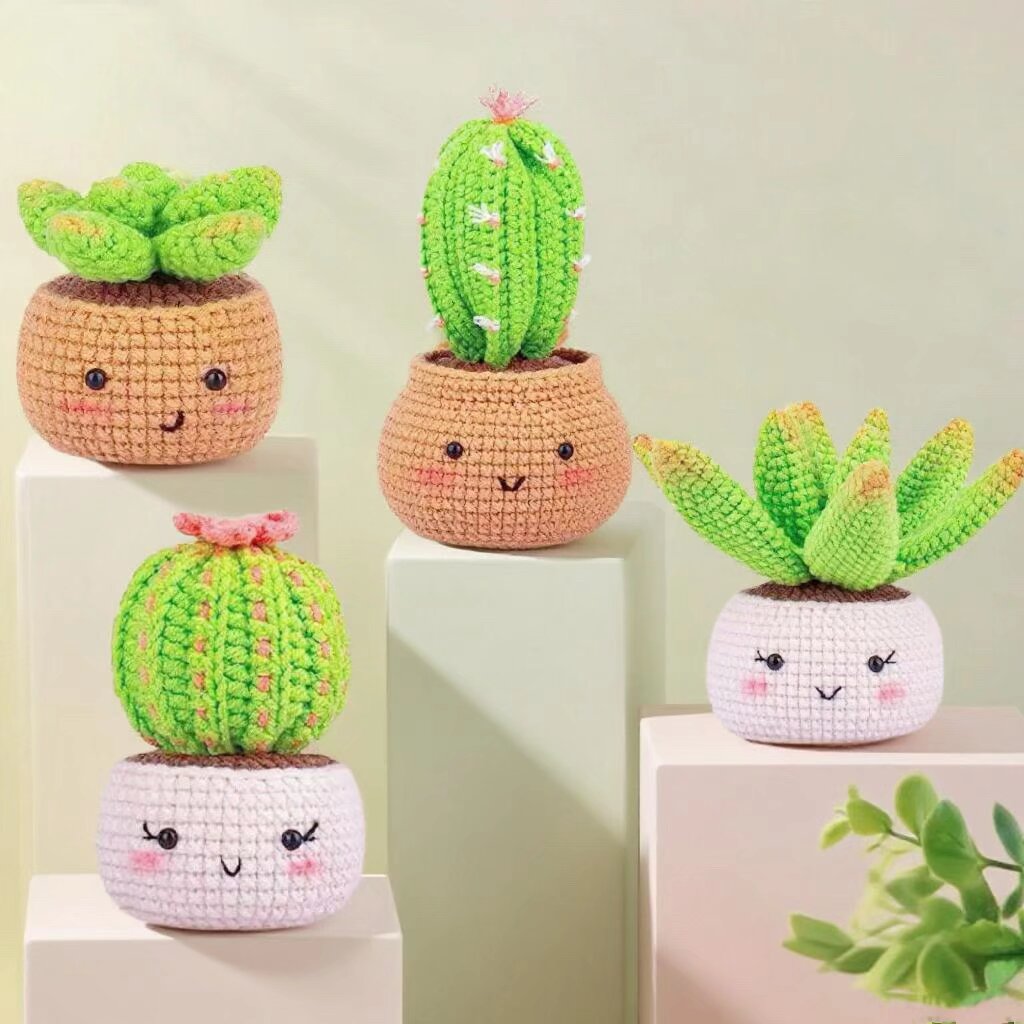 Nordic Succulent Crochet Set